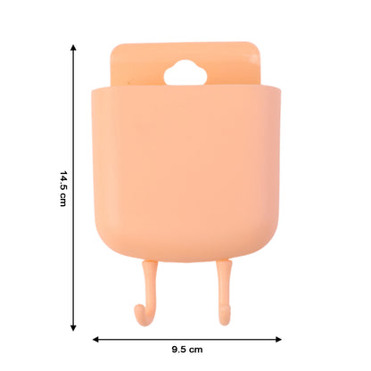 Multi-purpose Plastic Wall Mounted Mobile Charging Holder (1 Pc)