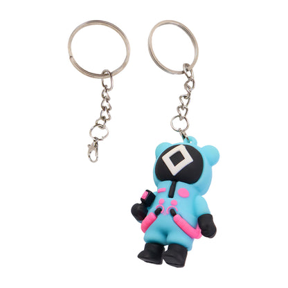 Cute Character-themed Soft Silicone Keychain (Mix Desgin  1 Pc)