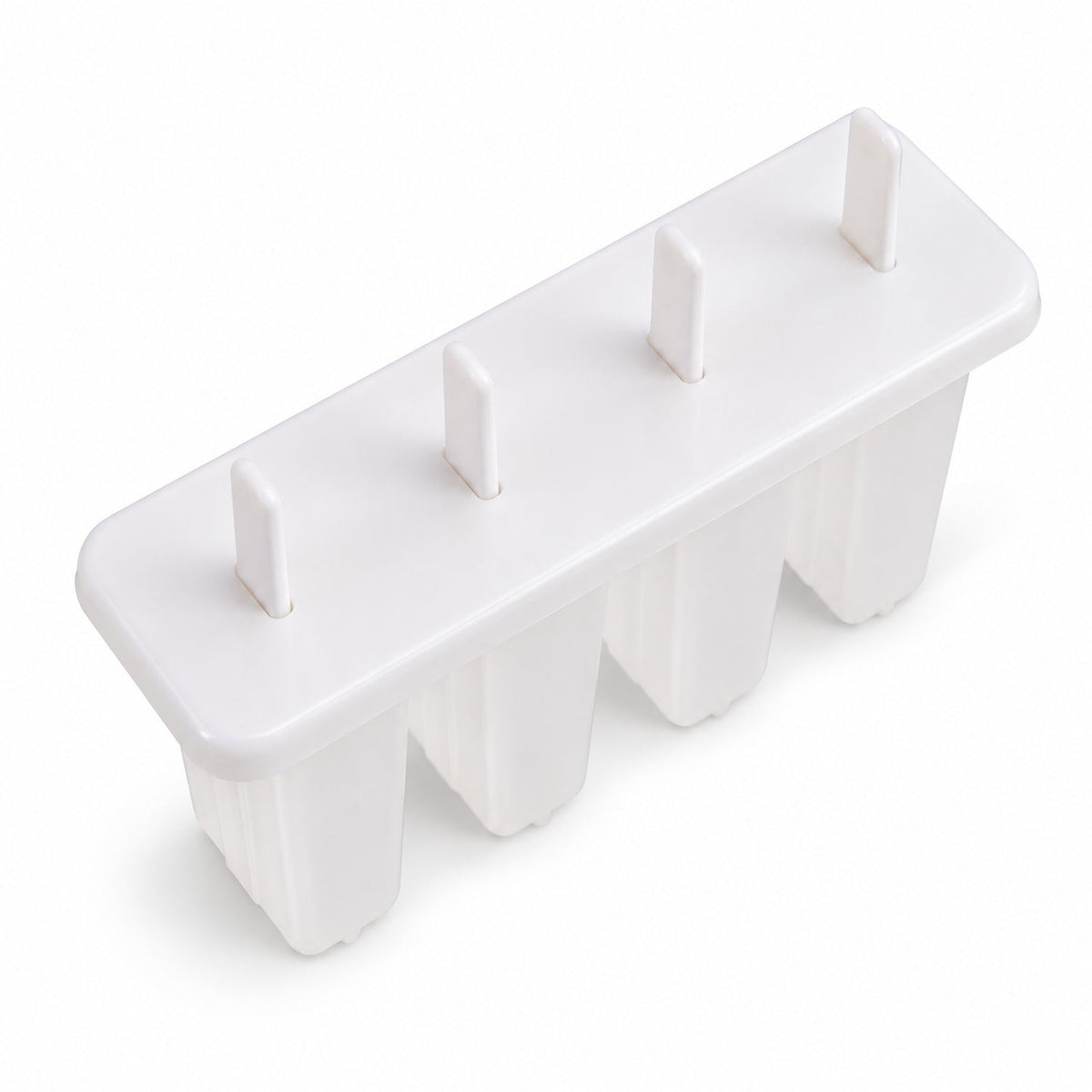 Reusable Ice Cream Popsicle Mould With Lid And Removable Sticks (4 Mold)