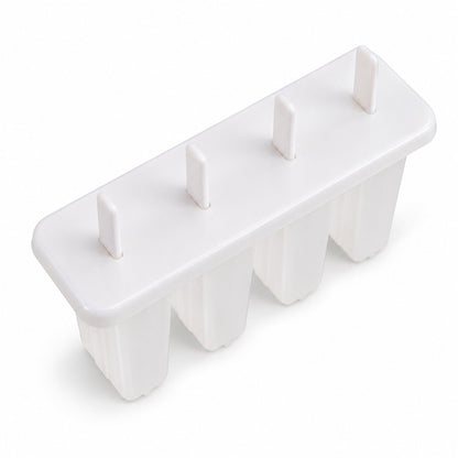 Reusable Ice Cream Popsicle Mould With Lid And Removable Sticks (4 Mold)