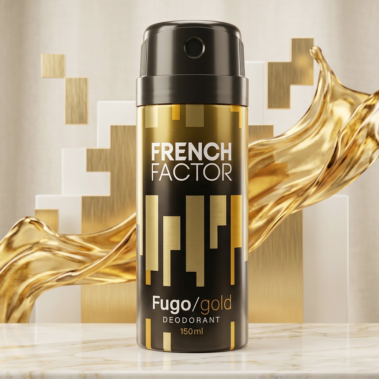 French Factor Fugo Gold Deodorant Body Spray (1 Pc 150 Ml)