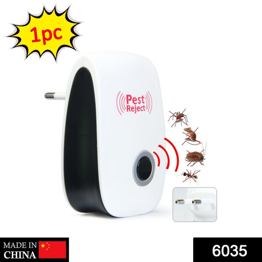 6035 Ultrasonic Pest Repeller To Repel Rats Cockroach Mosquito Home Pest  Rodent