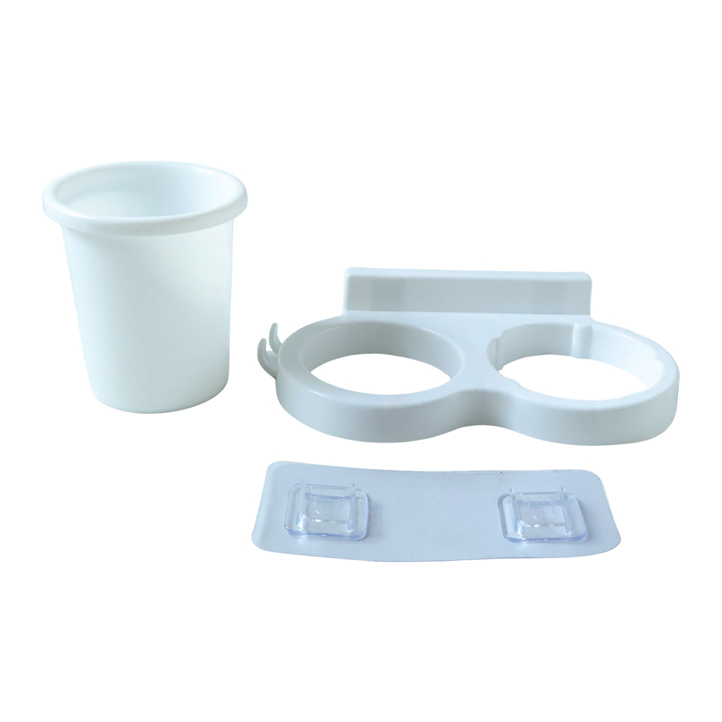 Wall Mounted Toothbrush Holder Set (1 Set)