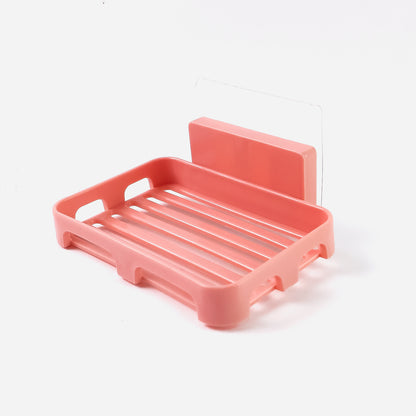 Self Adhesive Rectangular Soap Dish Holder (1 Pc)