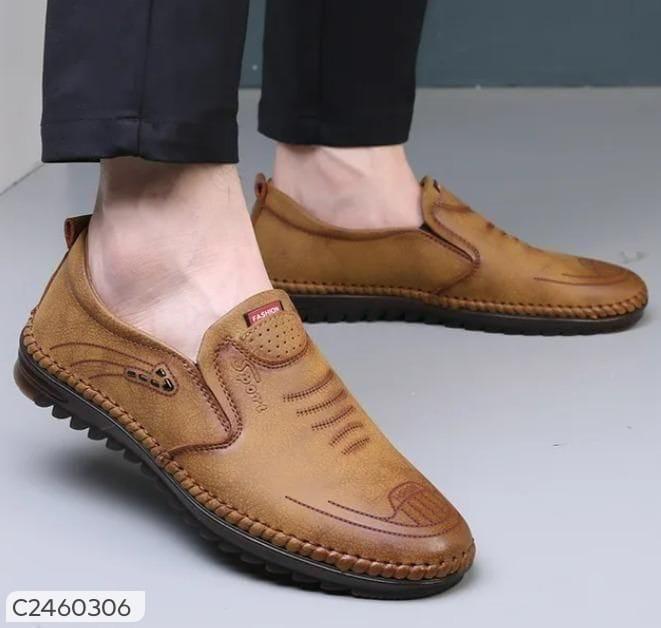 Mens Aurellia Signature Tan Shoes - Size = 7