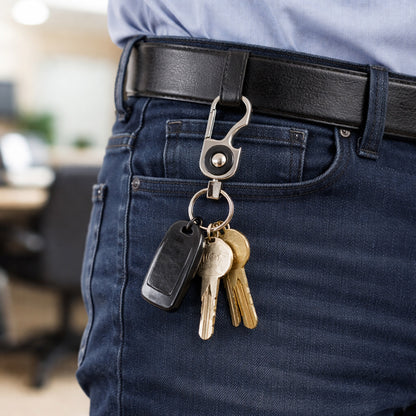 Premium Heavy Duty Metal Key Holder Clip Keychain 1 Pc