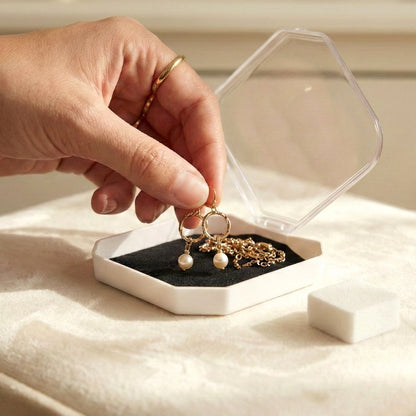 Jewellery Display Storage Box For Rings Earrings  Small Items (12 Pc)