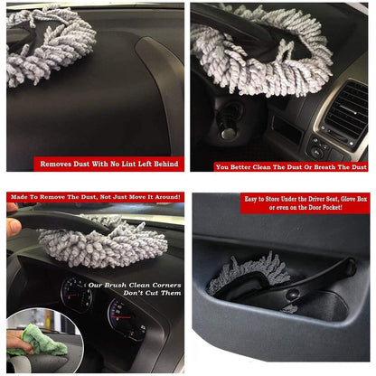 4098 Car Wash Cleaning Brush Microfiber Dusting Tool Duster Dust Mop Home Cleaning For Cleaning And Washing Of Dirty Car Glasses Windows And Exterior.