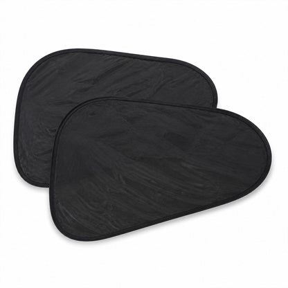 Car Side Window Sun Shade Mesh Cover For Uv Protection And Privacy (2 Pc)