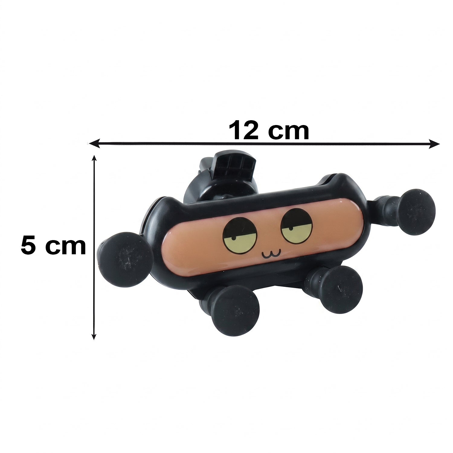 Cute Car Mobile Phone Holder With Air Vent Mount And Secure Grip Design (1 Pc)