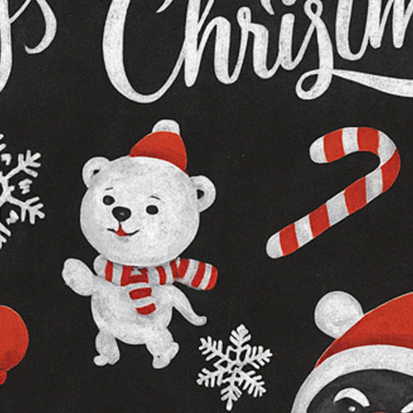 Christmas Theme Decorative Wall Sticker 90x60 Cm  (1 Pc)