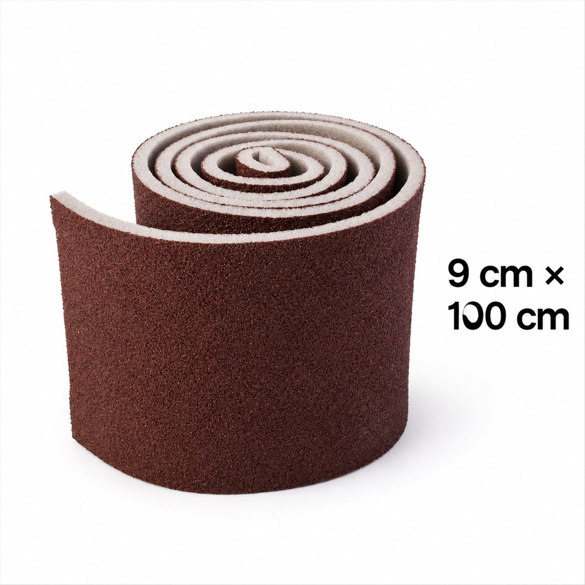 Wukusy abrasive sponge cleaning roll for kitchen pots and pans, 9x100 cm, ideal for scrubbing and removing tough stains.