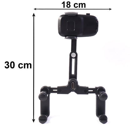 Car Rear View Mirror Phone Holder  360 Adjustable  Retractable