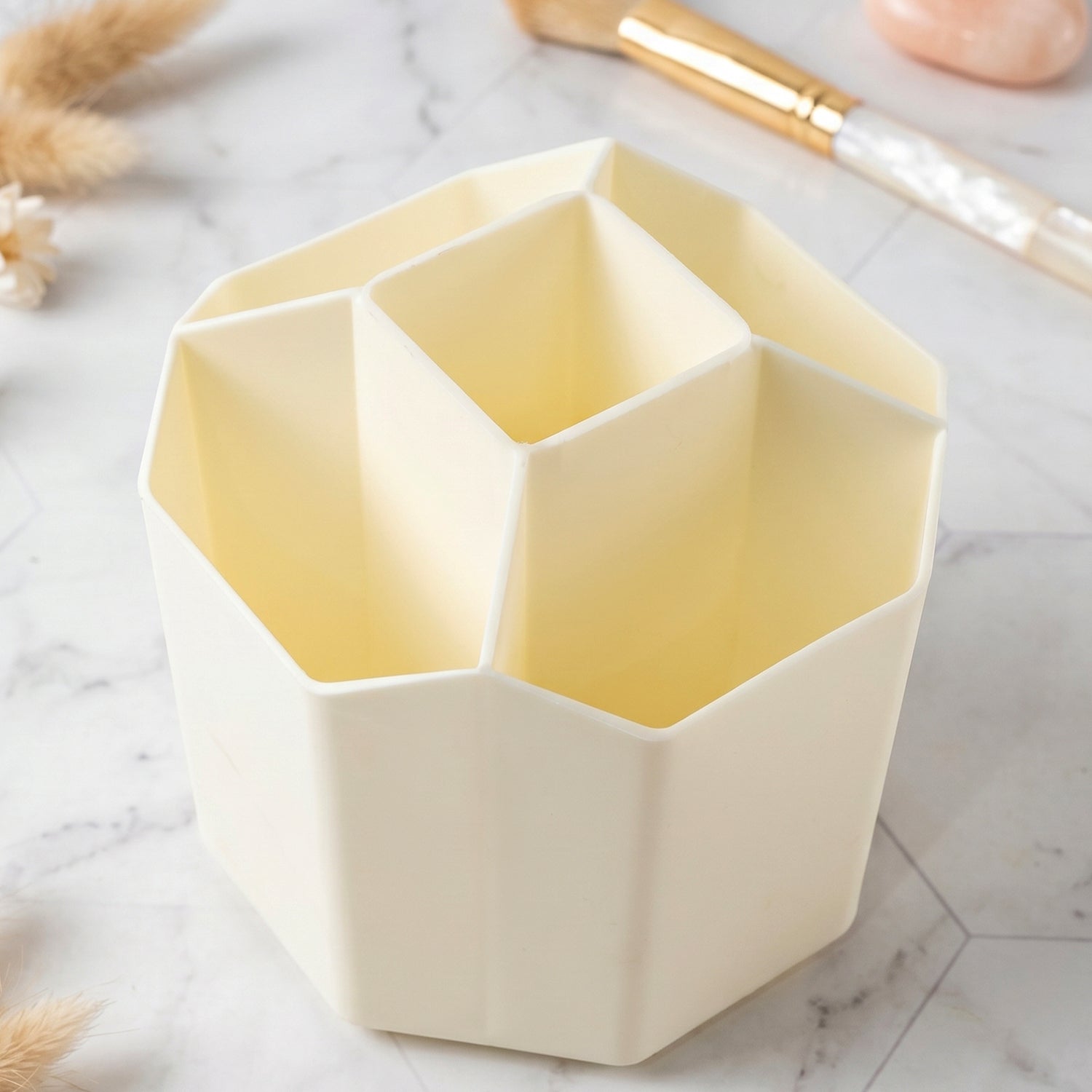 360 Degree Rotating Desk Organizer  Keep Your Workspace Tidy