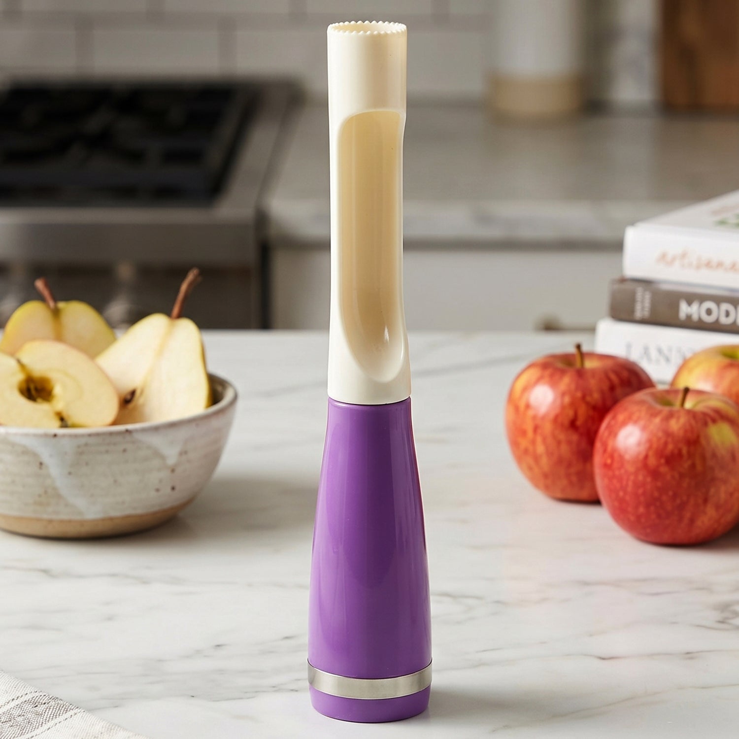 Multipurpose Premium Apple Cutter  1 Pc Fruit Slicer Peeler And Corer Tool