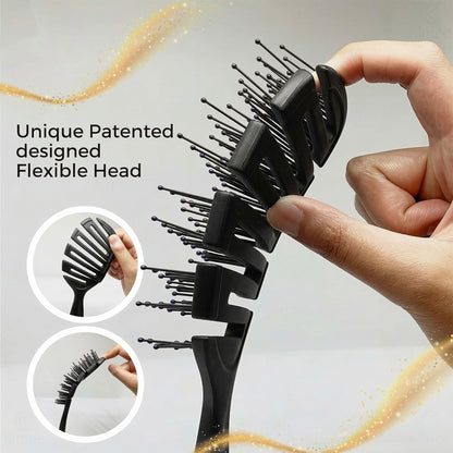 Premium Detangling  Hair Styling Hair Brush  Hair Comb With Flexible Vent Design