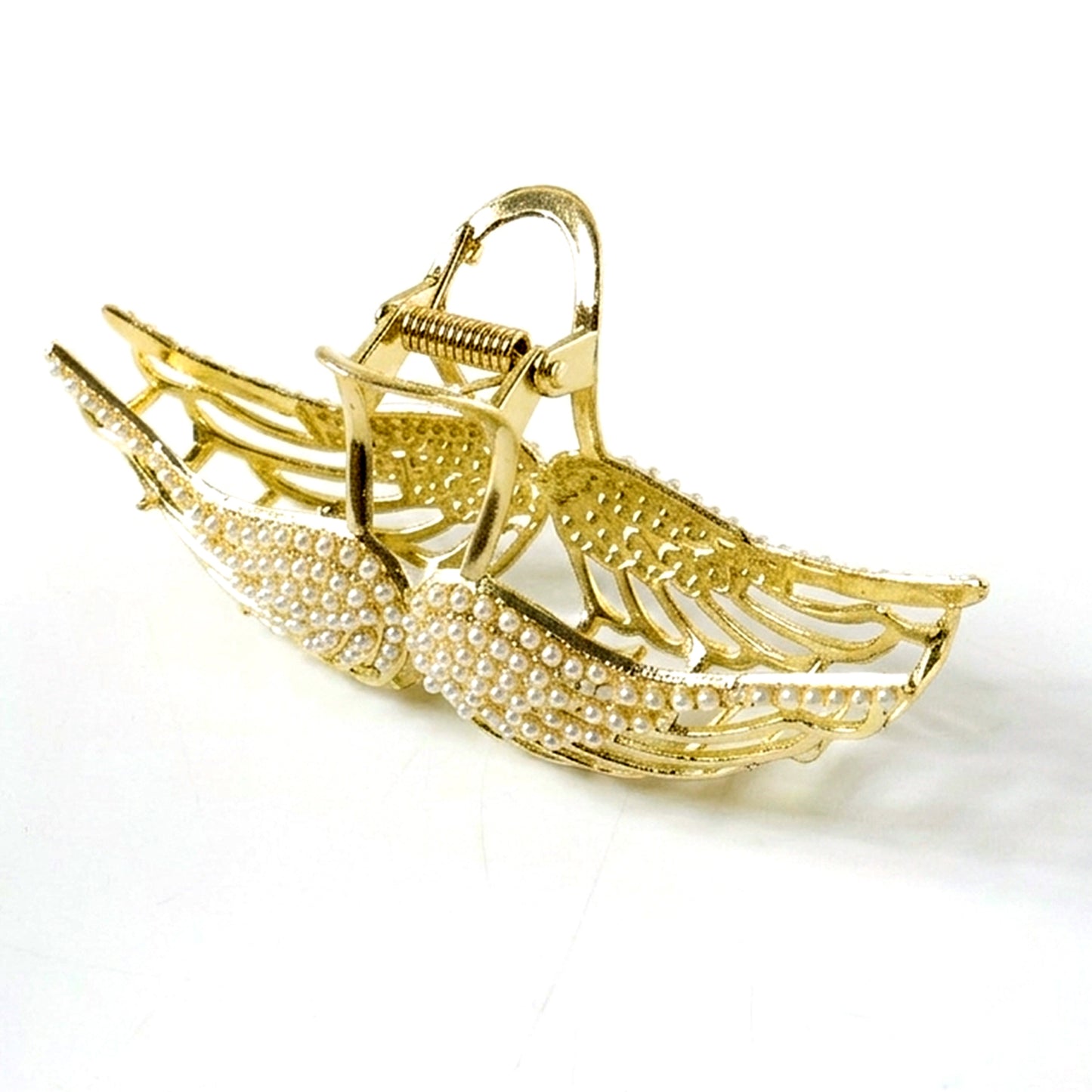 Premium Pearl Studded Elegant Hair Claw Clip For Women (1 Pc)