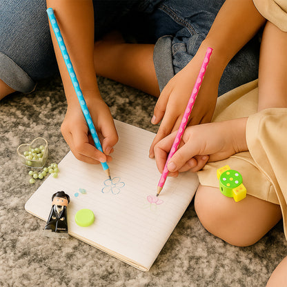 Fun Candy Design Pencil Set With Accessories Set (1 Set )