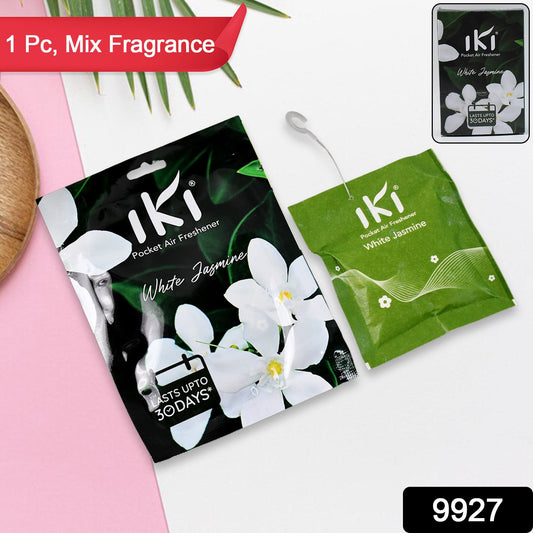 Wukusy Pocket Air Freshener Mix Flevar fragrance, 10g, compact and portable air freshener with a colorful packaging design.