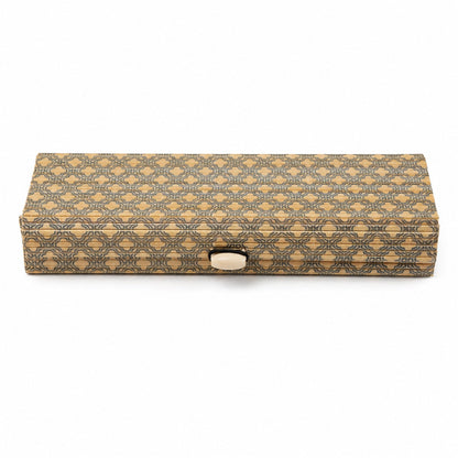 Decorative Wooden Empty Gift Box With Roll-up Lid For Elegant Gift Presentation