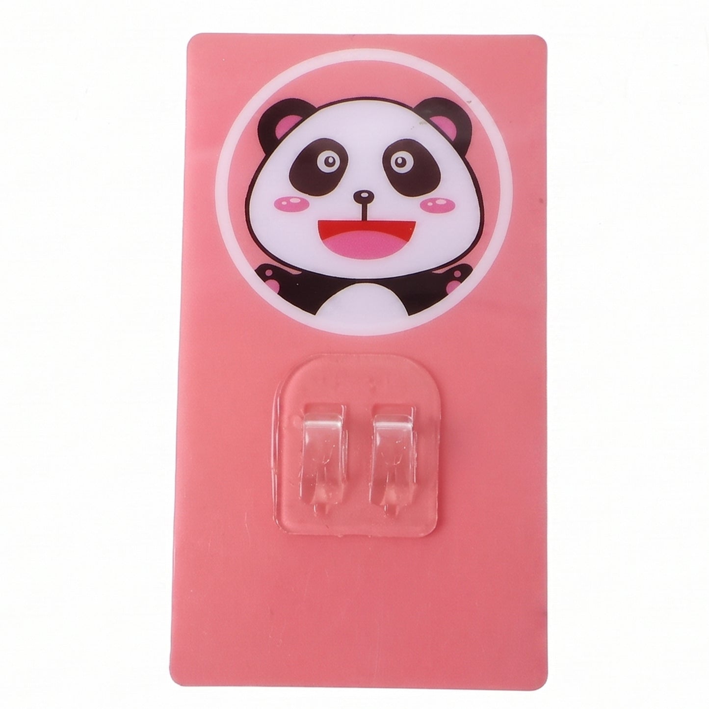 Cartoon Adhesive Plastic Wall Hook Self Stick Hanger Strong Hold Storage (1 Pc)