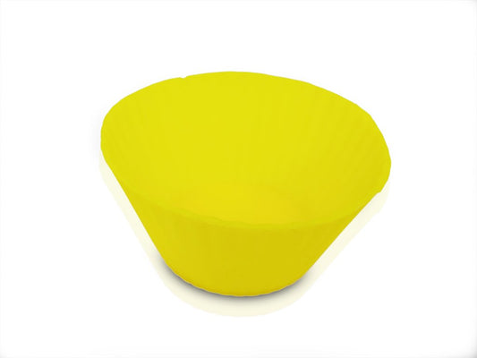 Wukusy silicone cupcake mold with multiple cavities for baking colorful cupcakes in a kitchen setting