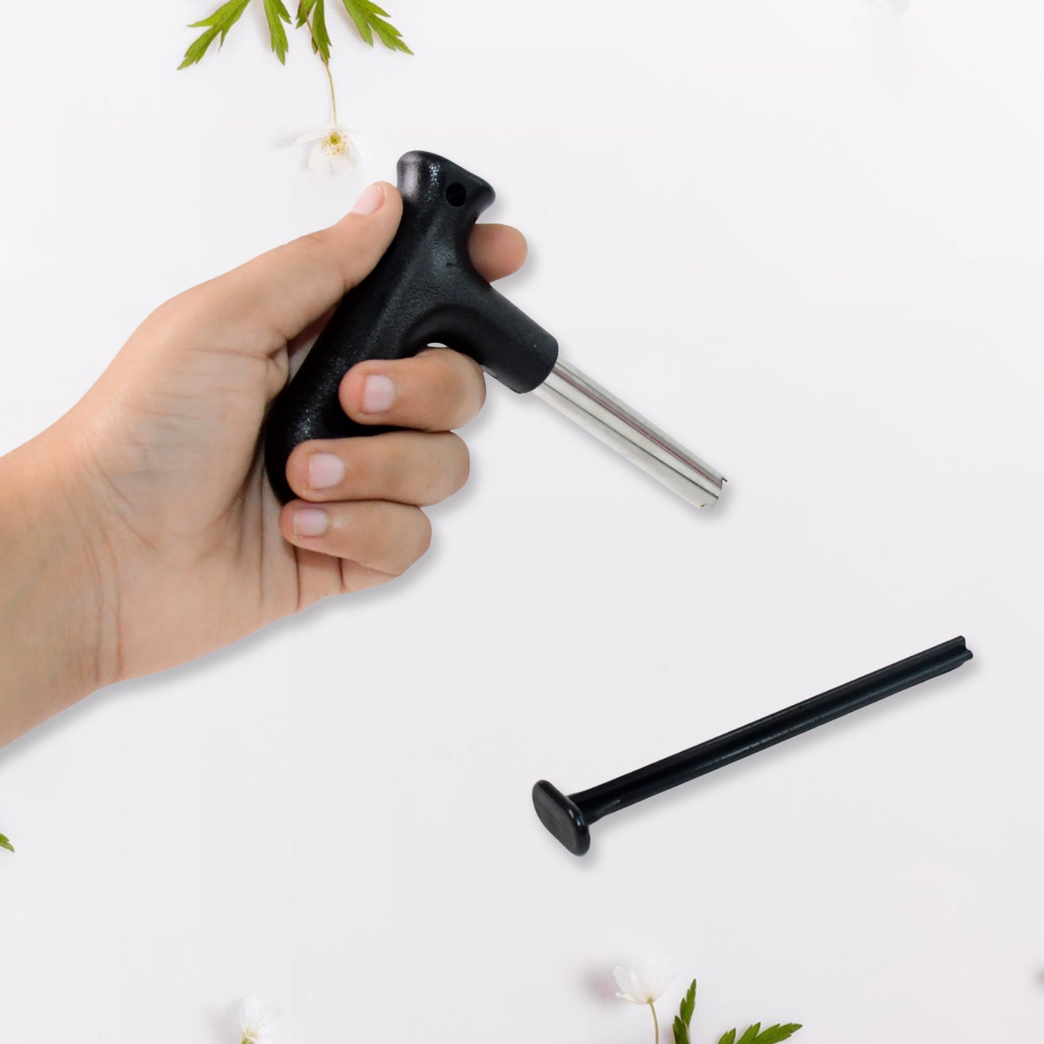 Wukusy Supermom coconut opener tool with ergonomic handle, designed for easy opening of coconuts, shown in the image.