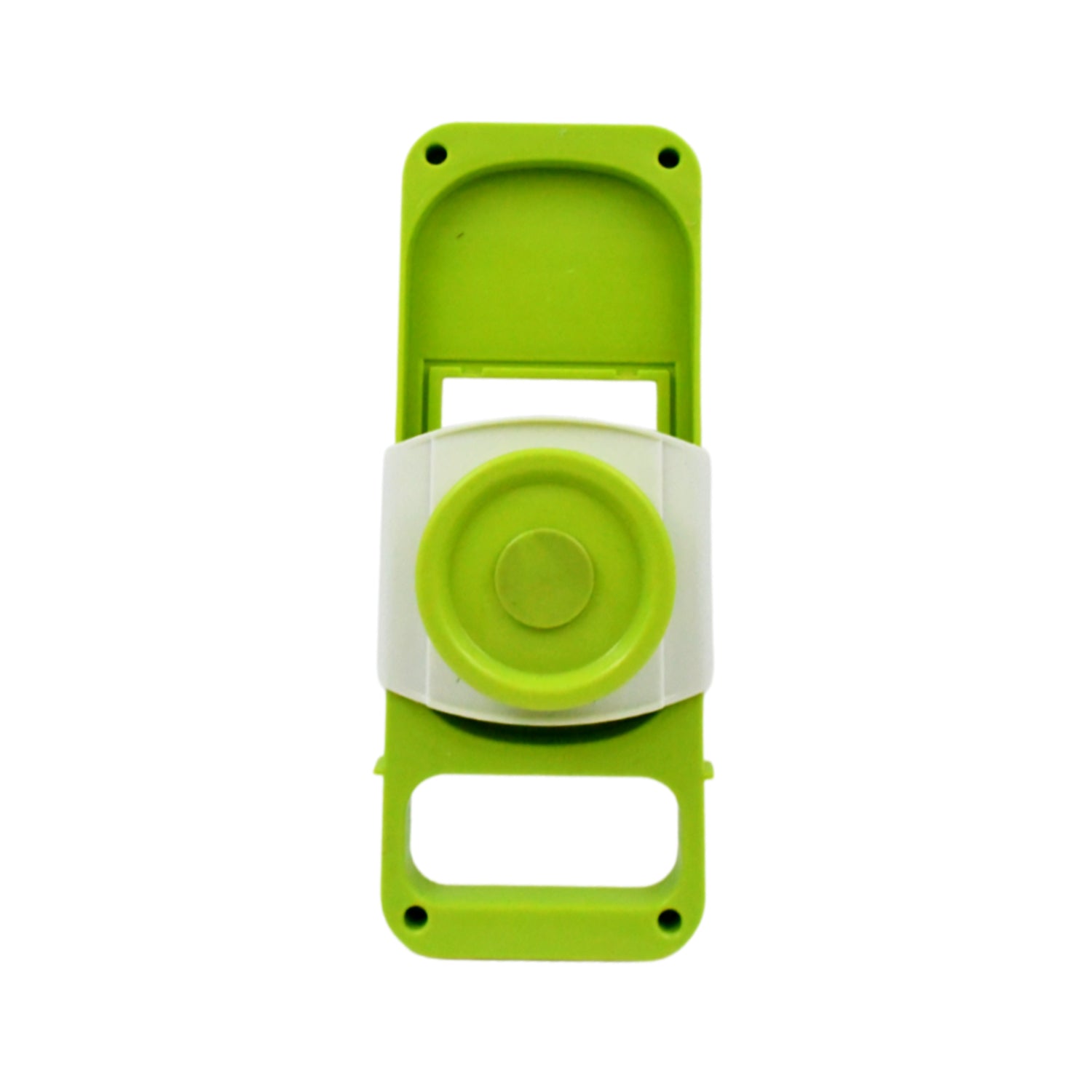 Wukusy 5-in-1 foldable vegetable slicer with stainless steel blades, protective guards, for slicing, julienning, and grating vegetables.