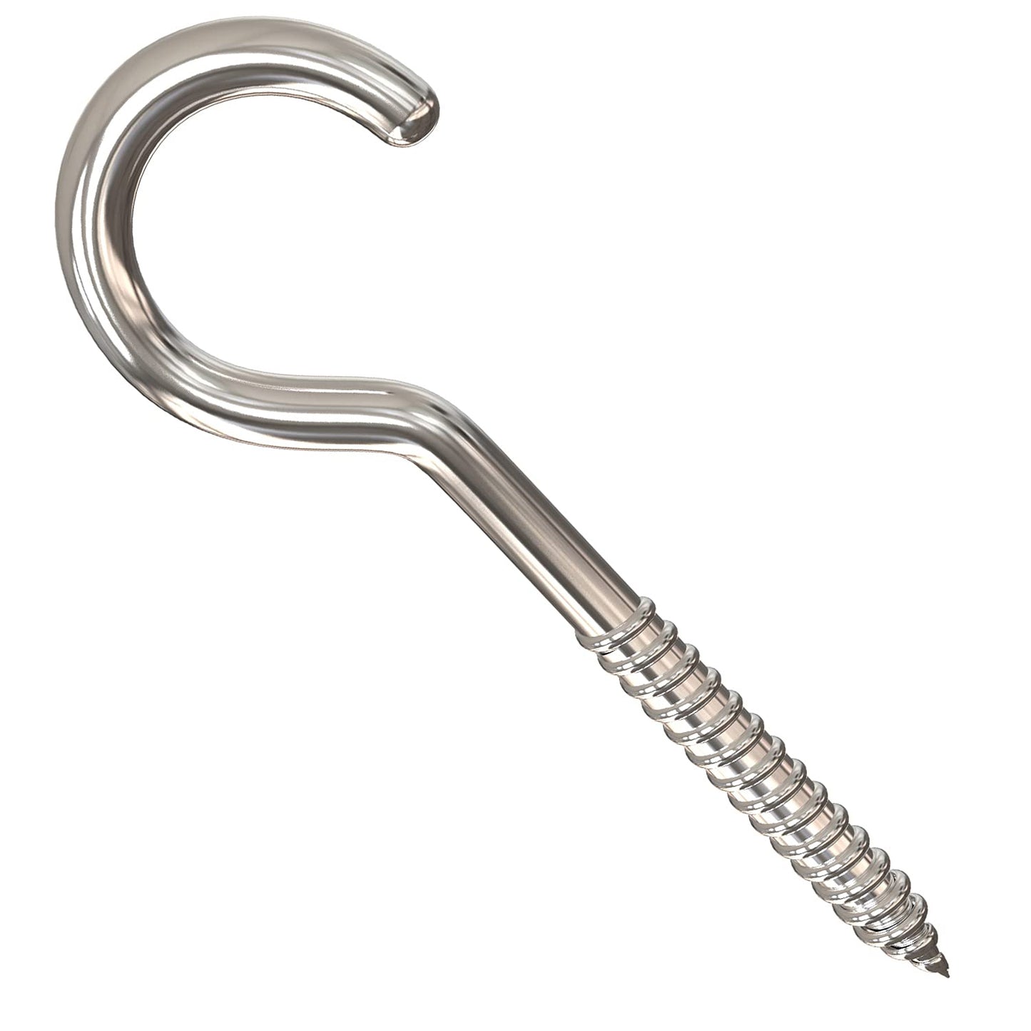 Eye Hooks Screw In Heavy Duty Stainless Steel Eye Bolts Screw (7 Pc Set)