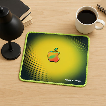 Wukusy premium non-slip gaming mouse pad 27x22 cm with smooth surface for office use, featuring a sturdy rubber base for stability