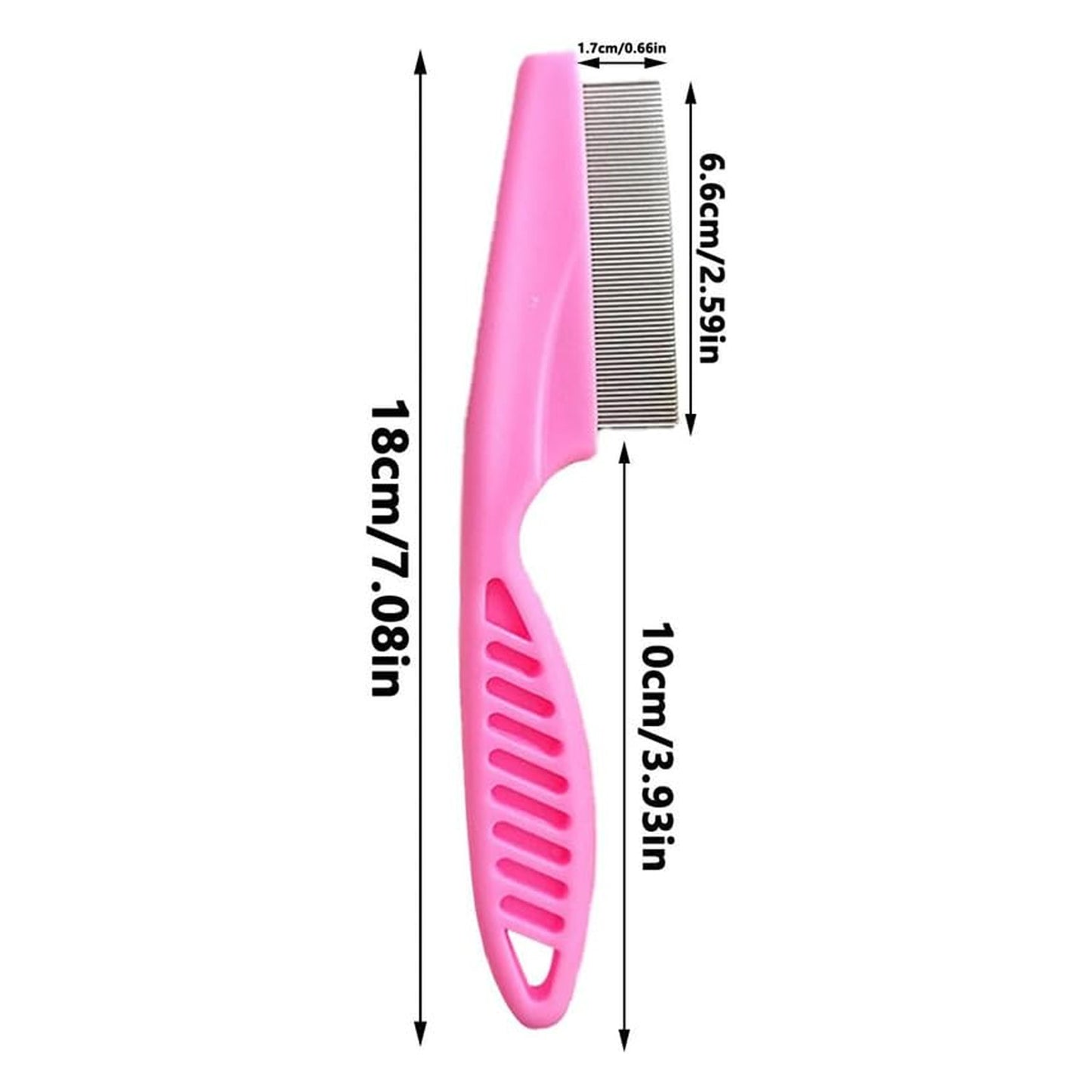 Pet Dog Hair Removal Tool Grooming Comb For Shedding  Fur Cleaning (1 Pc)