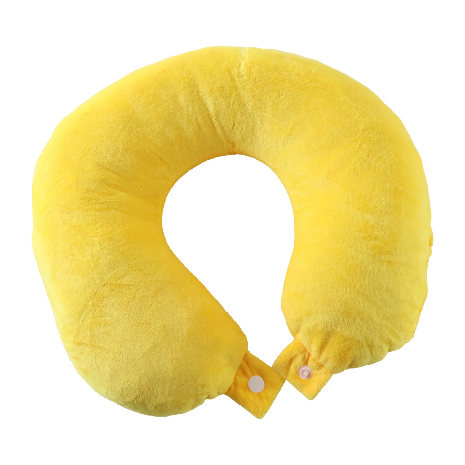 Wukusy soft U-shaped neck travel pillow with head support cushion for flights, comfortable and lightweight for travel comfort.