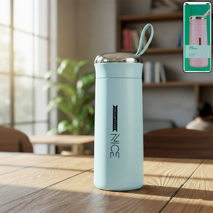 Leak Proof Glass Water Bottle (1 Pc)