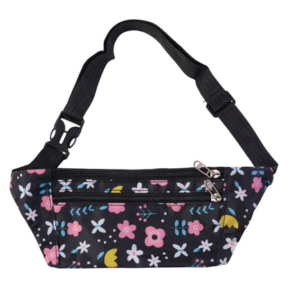 Floral Print Adjustable Waist Bag  Fanny Pack (1 Pc)