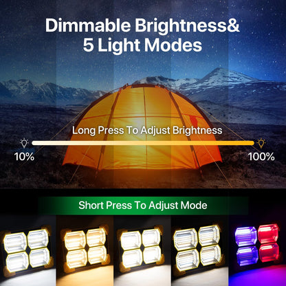 High Power Solar Led Flood Light (1 Pc 12000mah)