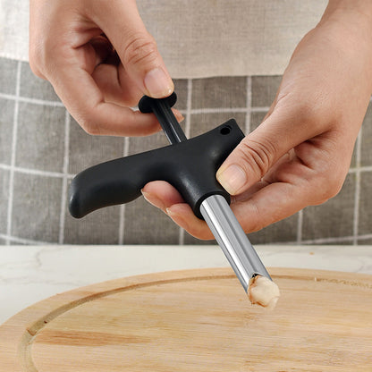 Wukusy Supermom coconut opener tool with ergonomic handle, designed for easy opening of coconuts in a single piece