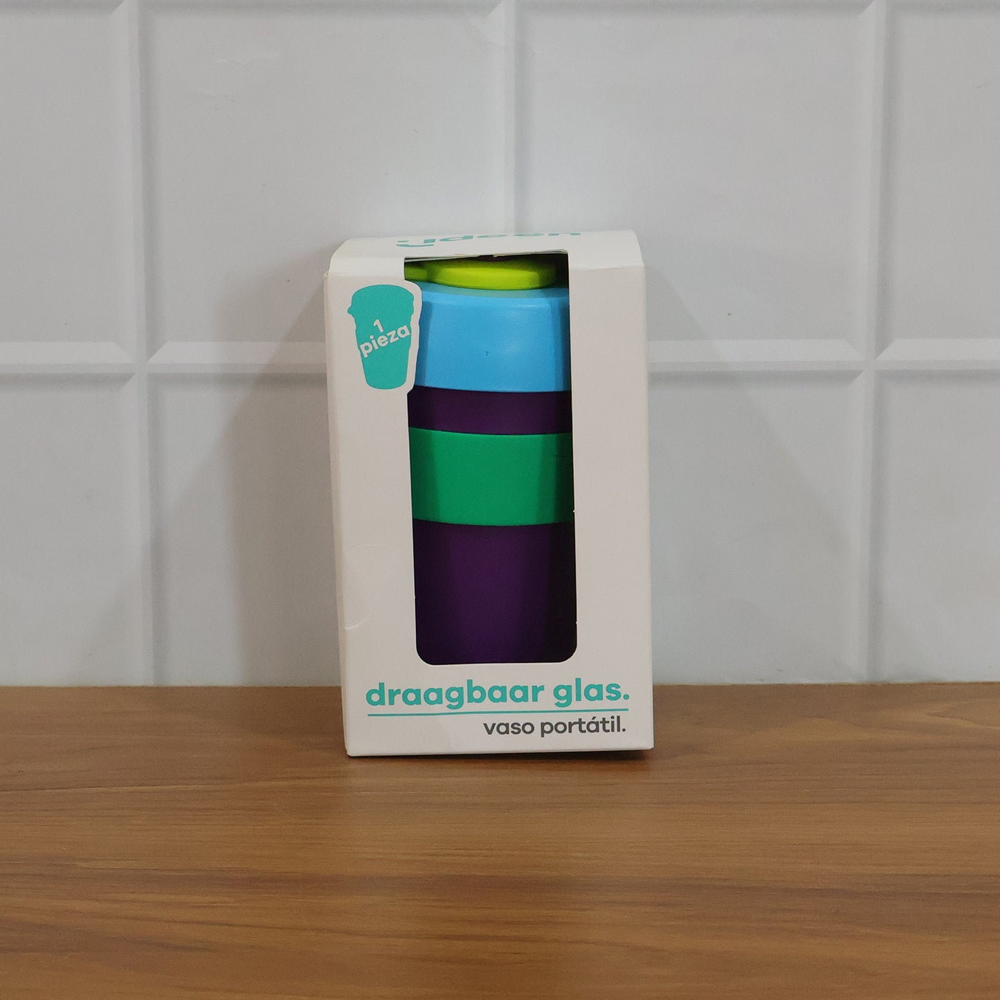Reusable Colorful Travel Mug With Secure Silicone Lid (1 Pc 400 Ml)
