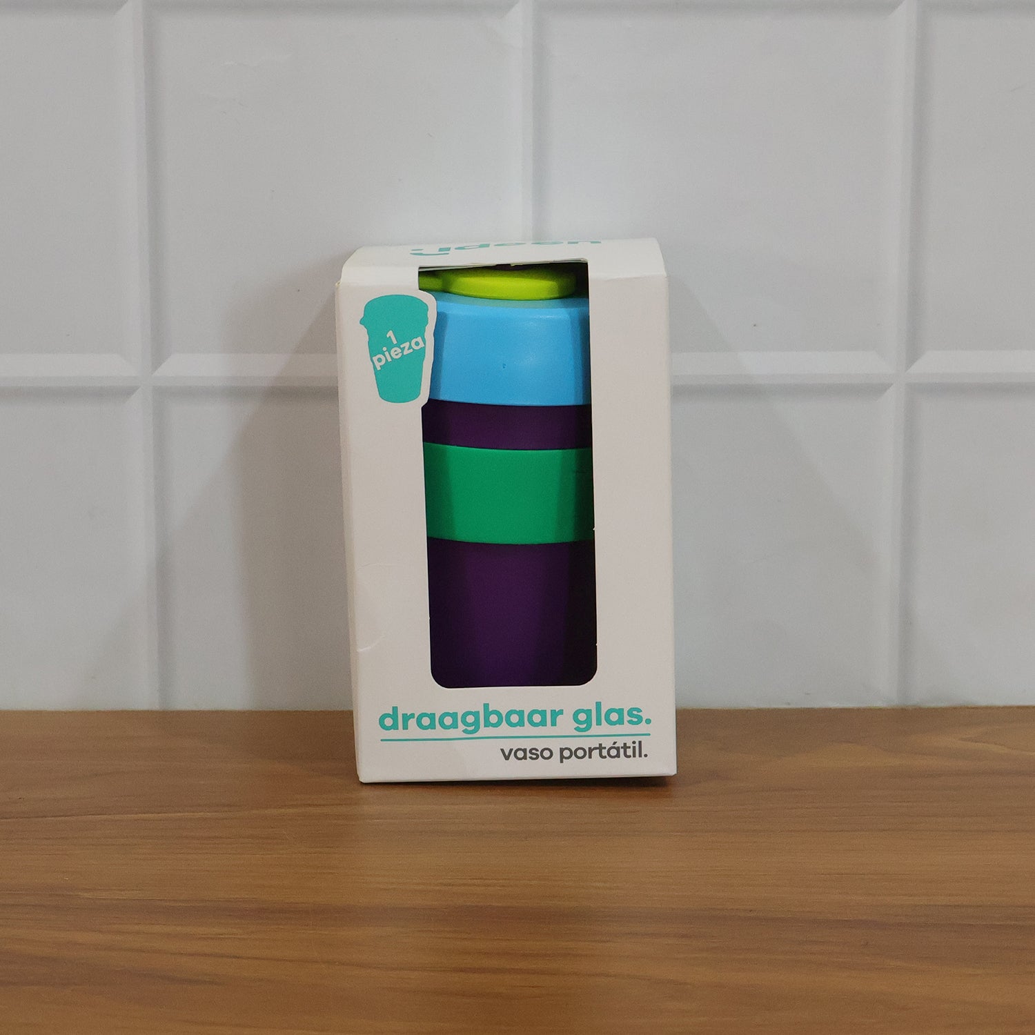 Reusable Colorful Travel Mug With Secure Silicone Lid (1 Pc 400 Ml)