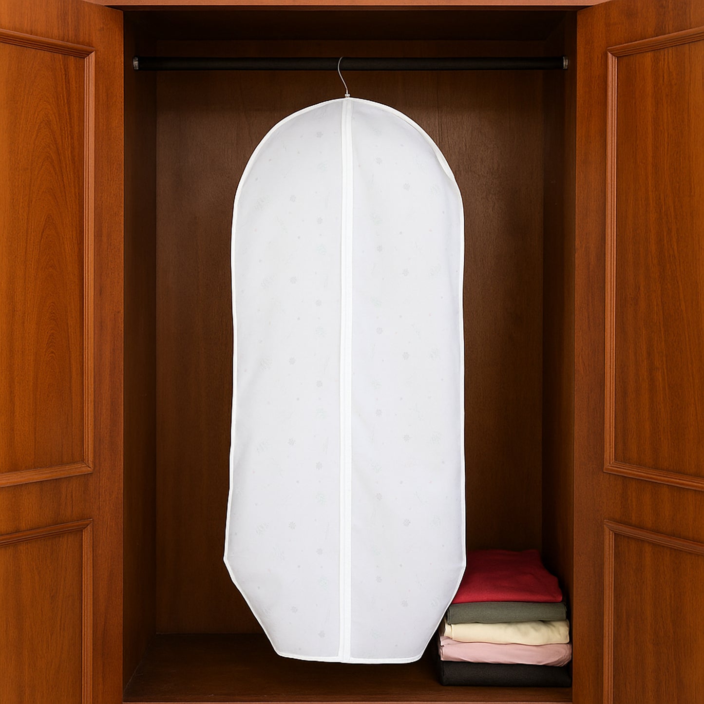 Premium Non-woven Garment Storage Cover (70 X 140 Cm  1 Pc)