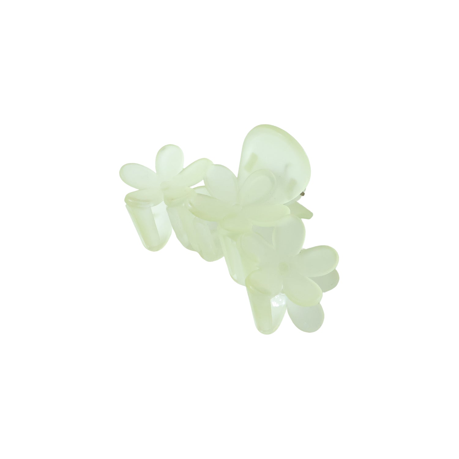Luxury Leaf Design Pearl Hair Claw Clip For Women (1 Pc)