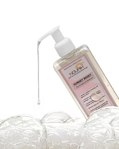 Nourix Sunset Reset Serum and Face Wash Combo