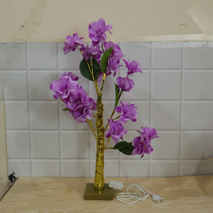 Artificial Flower Led Decorative Lamp For Home Bedroom And Event Decor (1 Pc)