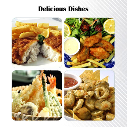 Stainless Steel Deep Fryer Basket With Long Handle (1 Pc)