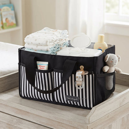 Wukusy multipurpose travel organizer bag with handles, 27x16 cm, showing compartments for toiletries and travel essentials.