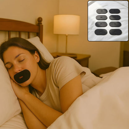 Hypoallergenic Closed Mouth Sleep Tape With Breathing Slot For Adults (30 Pcs)