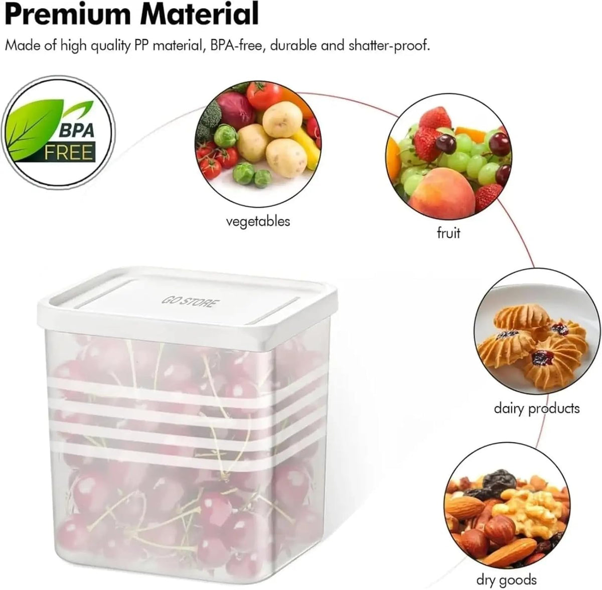 Six Dropdash unbreakable kitchen storage baskets in a pack, durable plastic with a smooth finish, ideal for organizing kitchen items.