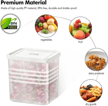 Dropdash unbreakable kitchen storage basket, religious and spiritual-themed, pack of 6, sturdy plastic containers for organizing.