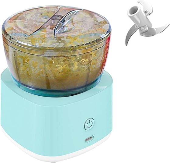 Drpshippr mini electric food chopper with stainless steel blade and compact design for quick kitchen prep.