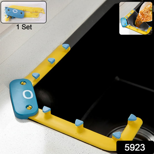 Wukusy premium multipurpose kitchen sink corner filter holder set with black plastic and metal components for kitchen organization.