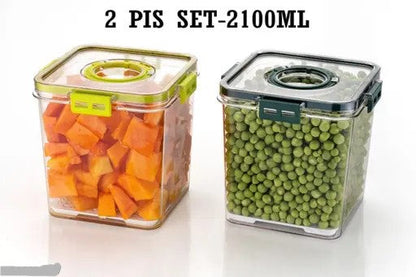 Set of airtight kitchen storage containers from Drpshippr, ideal for organizing spices, dry goods, and snacks in your kitchen.
